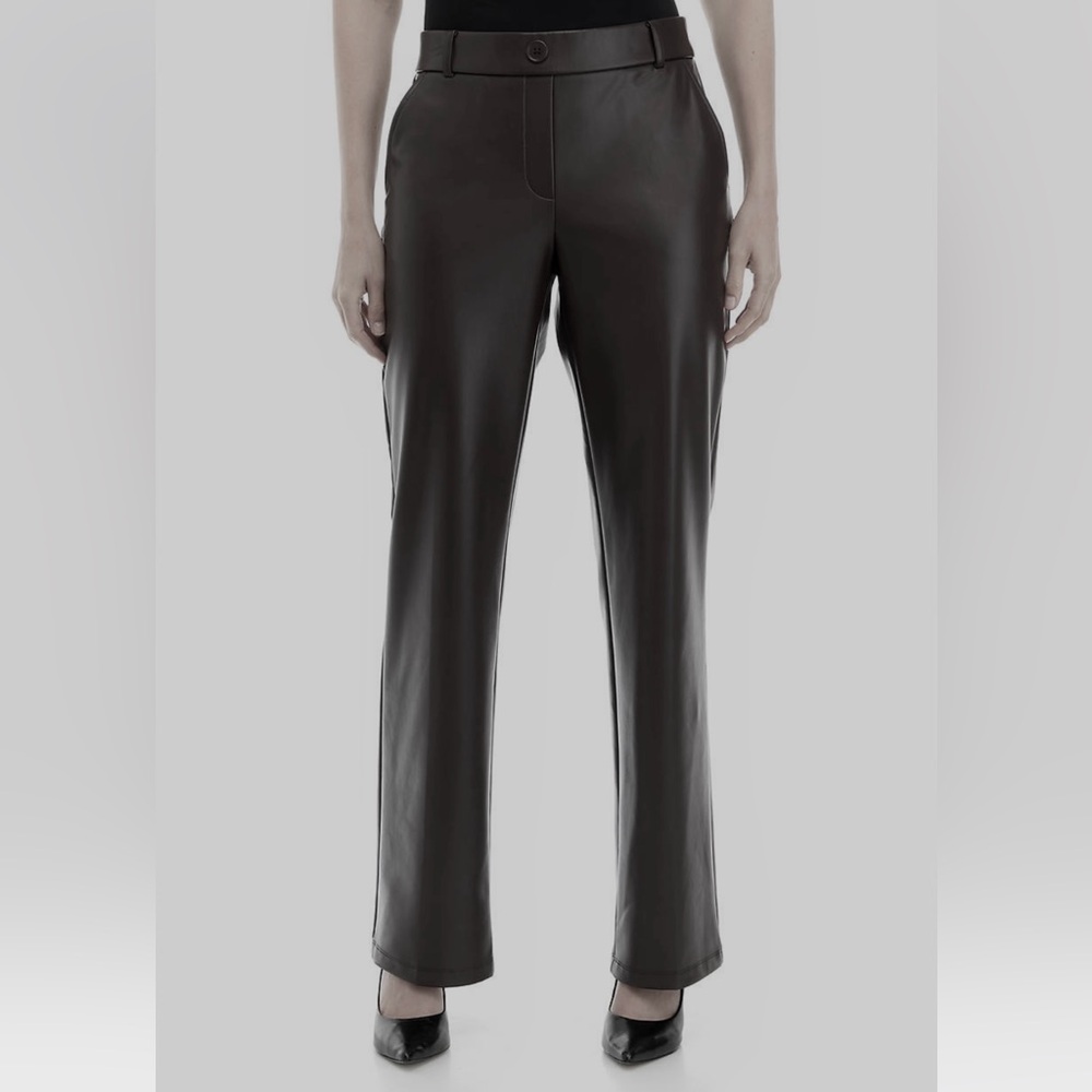 Kasper Vegan (Leather Looking) Pants